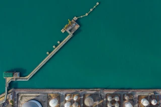 Aerial view of one of Topsoe's refineries.