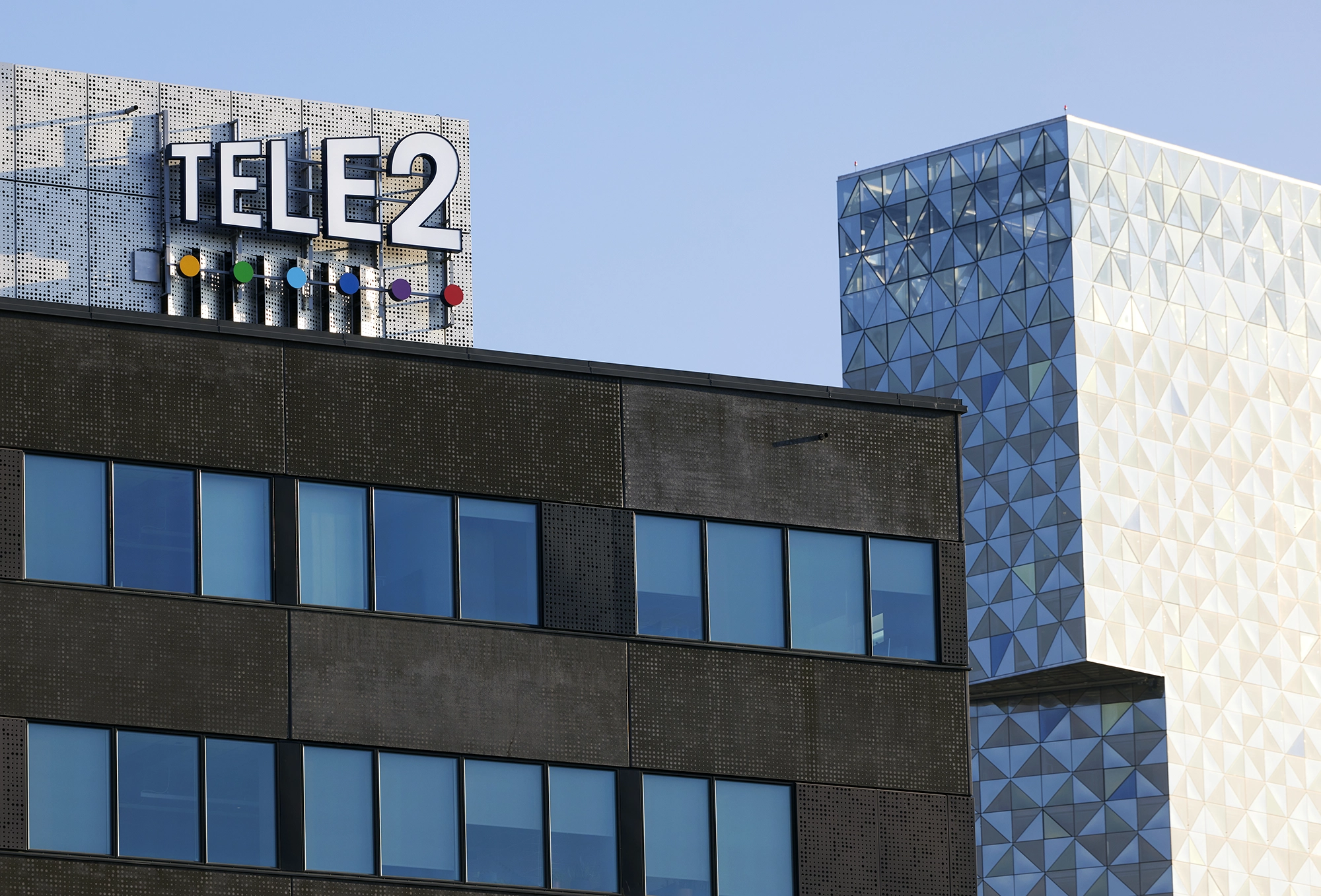 Tele2's head office seen from the outside